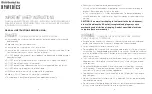 Предварительный просмотр 2 страницы HoMedics AR-20 Instruction Manual