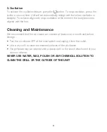 Preview for 9 page of HoMedics AR-OTSC Instruction Manual And  Warranty Information