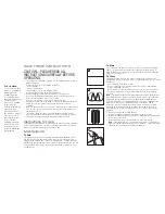 Preview for 3 page of HoMedics Back Charger VM-100 Instruction Manual And Warranty