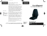 Preview for 1 page of HoMedics BackExpert LSS-7H Instruction Manual And  Warranty Information