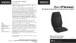 Предварительный просмотр 5 страницы HoMedics BackPleaser LSS-5H Instruction Manual And  Warranty Information