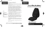 Preview for 5 page of HoMedics BackRevitalizer BK-600 Instruction Manual And  Warranty Information