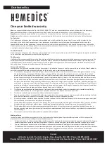 Preview for 6 page of HoMedics BDY300AU Instruction Manual And  Warranty Information