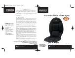 HoMedics BK-10MH Instruction Manual And  Warranty Information предпросмотр