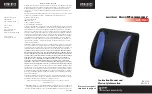 HoMedics BKL-100 Instruction Manual And  Warranty Information preview