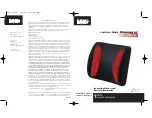 HoMedics BKL-110-2 Instruction Manual And  Warranty Information preview