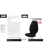 HoMedics BKP-300 Instruction Manual And Warranty preview