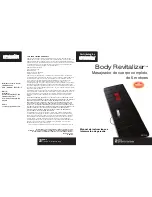 Preview for 5 page of HoMedics Body Revitalizer IB-VM150A Instruction Manual And Warranty