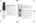 Preview for 3 page of HoMedics Body Revitalizer MM-650 Instruction Manual And  Warranty Information