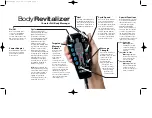 Preview for 4 page of HoMedics Body Revitalizer MM-650 Instruction Manual And  Warranty Information