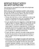 Preview for 5 page of HoMedics BP-A11-02CA Instruction Manual And  Warranty Information