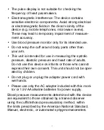 Preview for 6 page of HoMedics BP-A11-02CA Instruction Manual And  Warranty Information