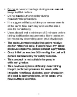 Preview for 26 page of HoMedics BP-A11-02CA Instruction Manual And  Warranty Information