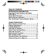 Preview for 2 page of HoMedics BPA-060 Manual