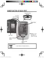 Предварительный просмотр 9 страницы HoMedics BPA-730-CA Instruction Manual And  Warranty Information