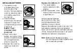 Предварительный просмотр 8 страницы HoMedics BPW-060 Instruction Manual