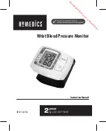 HoMedics BPW-1005-EU Instruction Manual предпросмотр