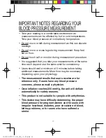 Preview for 23 page of HoMedics BPW-710-CA Instruction Manual And  Warranty Information