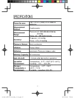 Preview for 28 page of HoMedics BPW-710-CA Instruction Manual And  Warranty Information