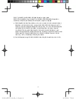 Preview for 34 page of HoMedics BPW-710-CA Instruction Manual And  Warranty Information