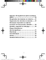 Preview for 39 page of HoMedics BPW-710-CA Instruction Manual And  Warranty Information