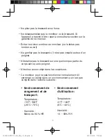 Preview for 61 page of HoMedics BPW-710-CA Instruction Manual And  Warranty Information