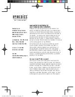 Preview for 71 page of HoMedics BPW-710-CA Instruction Manual And  Warranty Information