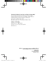 Preview for 72 page of HoMedics BPW-710-CA Instruction Manual And  Warranty Information