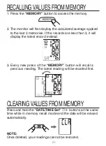 Preview for 22 page of HoMedics BPW-715 Manual