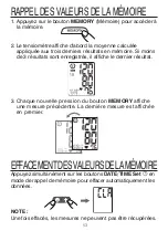 Preview for 54 page of HoMedics BPW-715 Manual