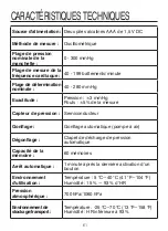 Preview for 62 page of HoMedics BPW-715 Manual