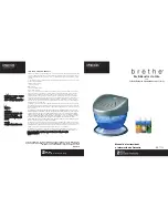 Предварительный просмотр 5 страницы HoMedics Brethe BRT-150 Instruction Manual And Warranty