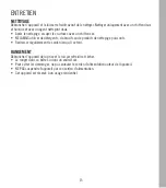 Preview for 15 page of HoMedics BUBBLE BLISS FB-52J Instruction Manual And  Warranty Information