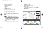 Preview for 3 page of HoMedics Color Cube 500 Instruction Manual And  Warranty Information