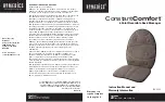 HoMedics ConstantComfort BK-3000 Instruction Manual And  Warranty Information предпросмотр