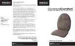 Preview for 5 page of HoMedics ConstantComfort BK-3000 Instruction Manual And  Warranty Information