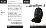 Preview for 5 page of HoMedics ContactTherapy 8 Instruction Manual And  Warranty Information