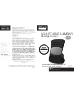 HoMedics CUV-200 Instruction Manual And  Warranty Information preview