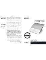 Preview for 1 page of HoMedics deep-sleep HDS-1000 Instruction Manual And Warranty