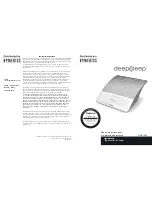 Preview for 4 page of HoMedics deep-sleep HDS-1000 Instruction Manual And Warranty