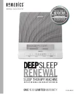 HoMedics DEEP SLEEP HDS-2000 Manual preview