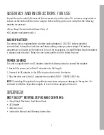 Preview for 3 page of HoMedics Deep Sleep Revitalize HDS-3000 Instruction Manual