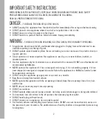 Preview for 2 page of HoMedics DEEPSOAK FOOT SPA Instruction Manual And  Warranty Information