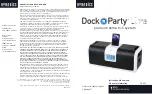 HoMedics Dock n Party Ultra DP-900 Instruction Manual And  Warranty Information preview