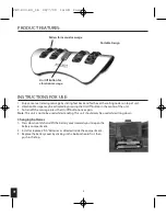 Preview for 4 page of HoMedics Dual Foot Massager Instruction Manual