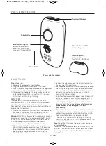 Preview for 5 page of HoMedics Duo Lite Instruction Manual