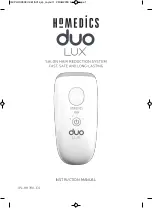 HoMedics DUO LUX Instruction Manual preview