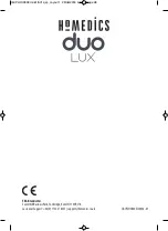 Preview for 48 page of HoMedics DUO LUX Instruction Manual