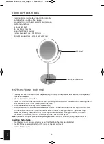 Preview for 4 page of HoMedics Elle Macpherson The Body ELM-M8150EU Instruction Manual