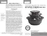 HoMedics enviraScape SERENITY BOWLS WF-SBW Instruction Manual And  Warranty Information preview